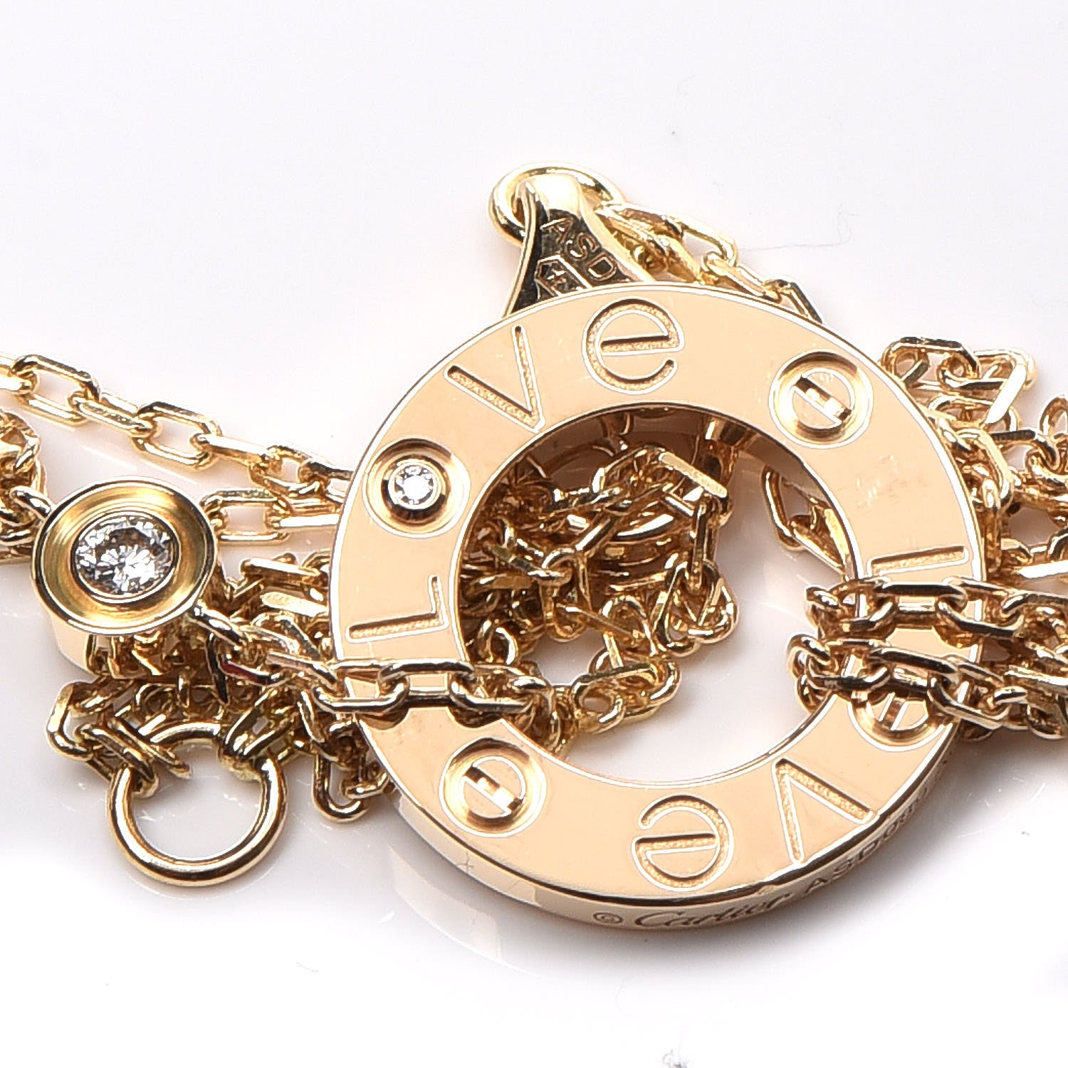 Cartier 18K Yellow Gold Diamond LOVE Bracelet 5 of 7