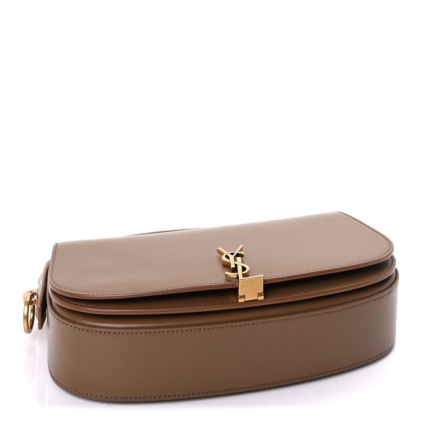 Box Calfskin Mini Voltaire Shoulder Bag  Dark Cork
