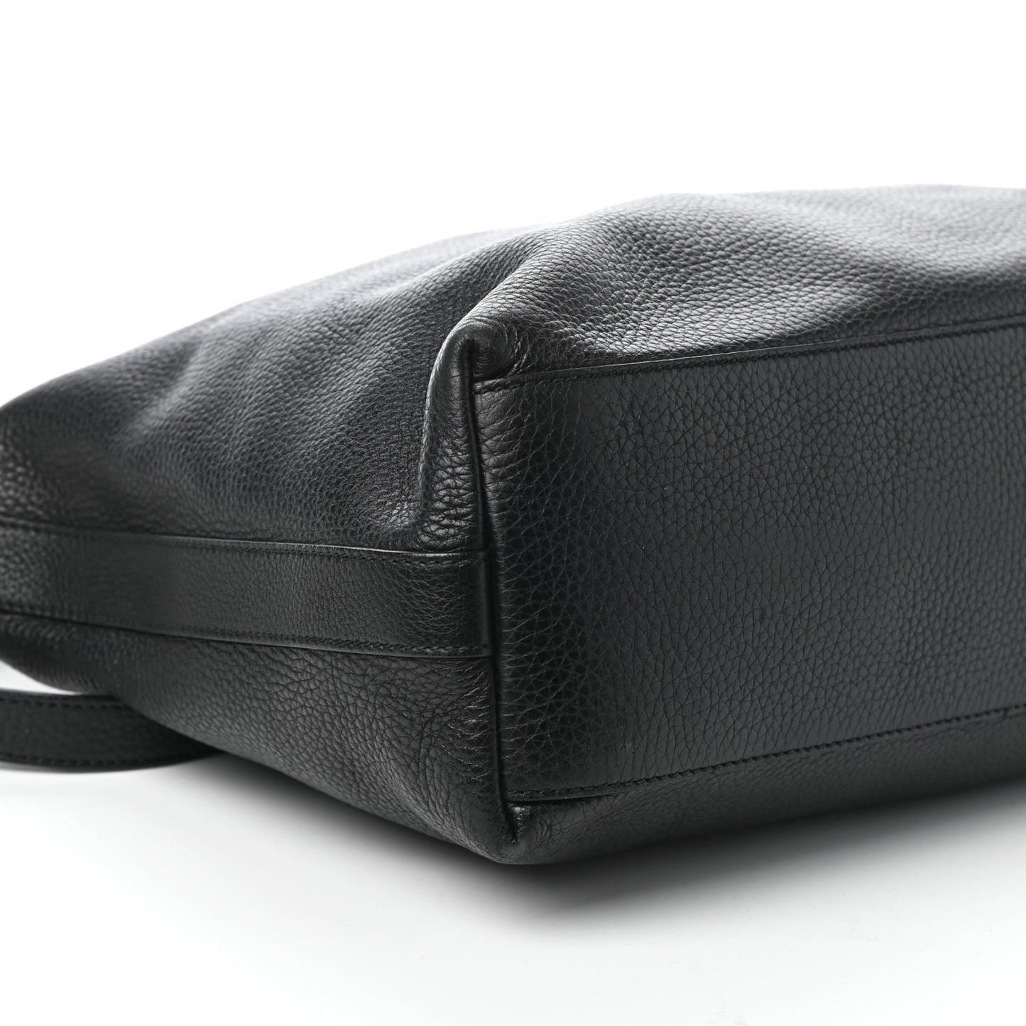 Pebbled Calfskin Small Miss GG Hobo Black