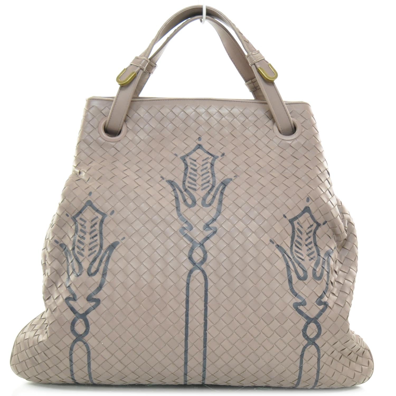 Prada Vitello Shine Tote Fumo 1 of 18