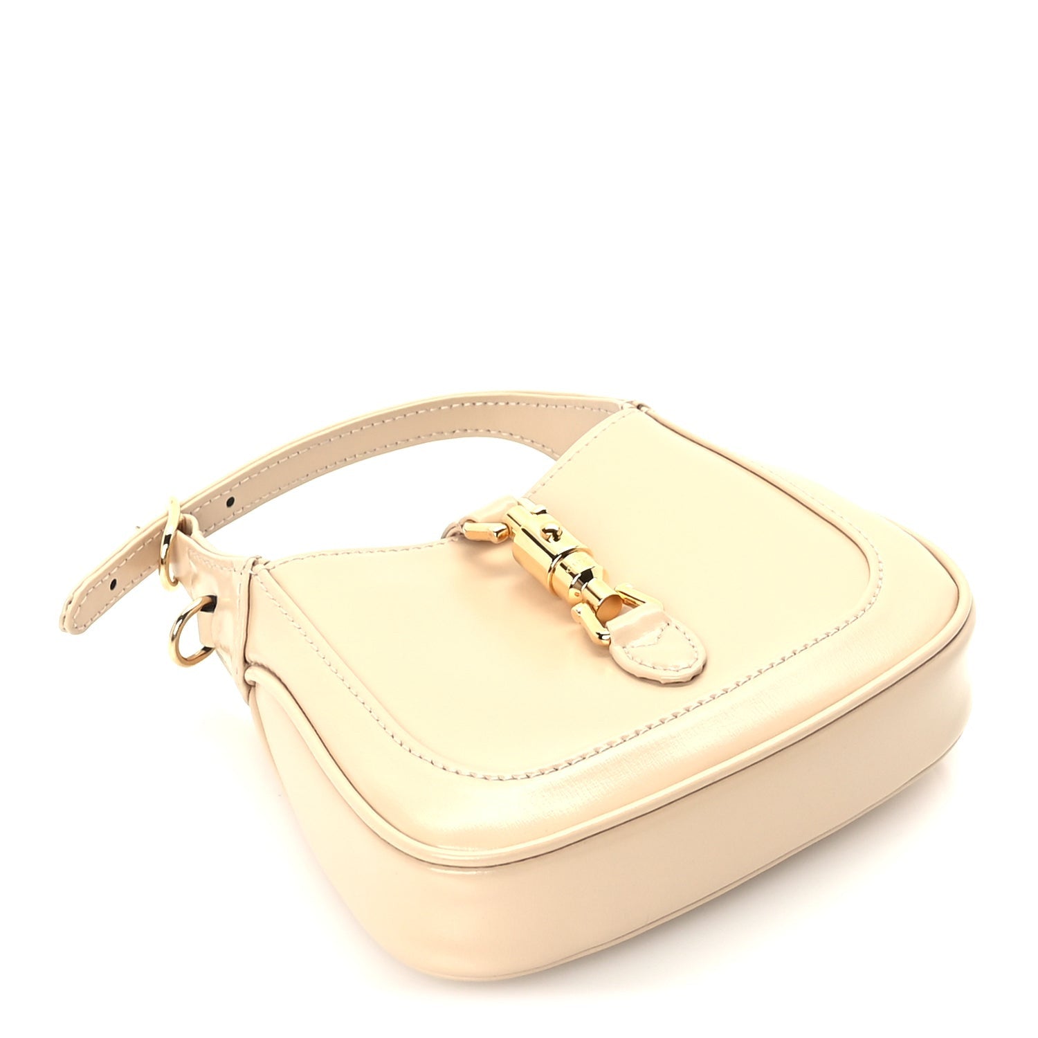 Gucci Boarded Dyana Lux Calfskin Nano Jackie 1961 Hobo  Beige 3 of 8