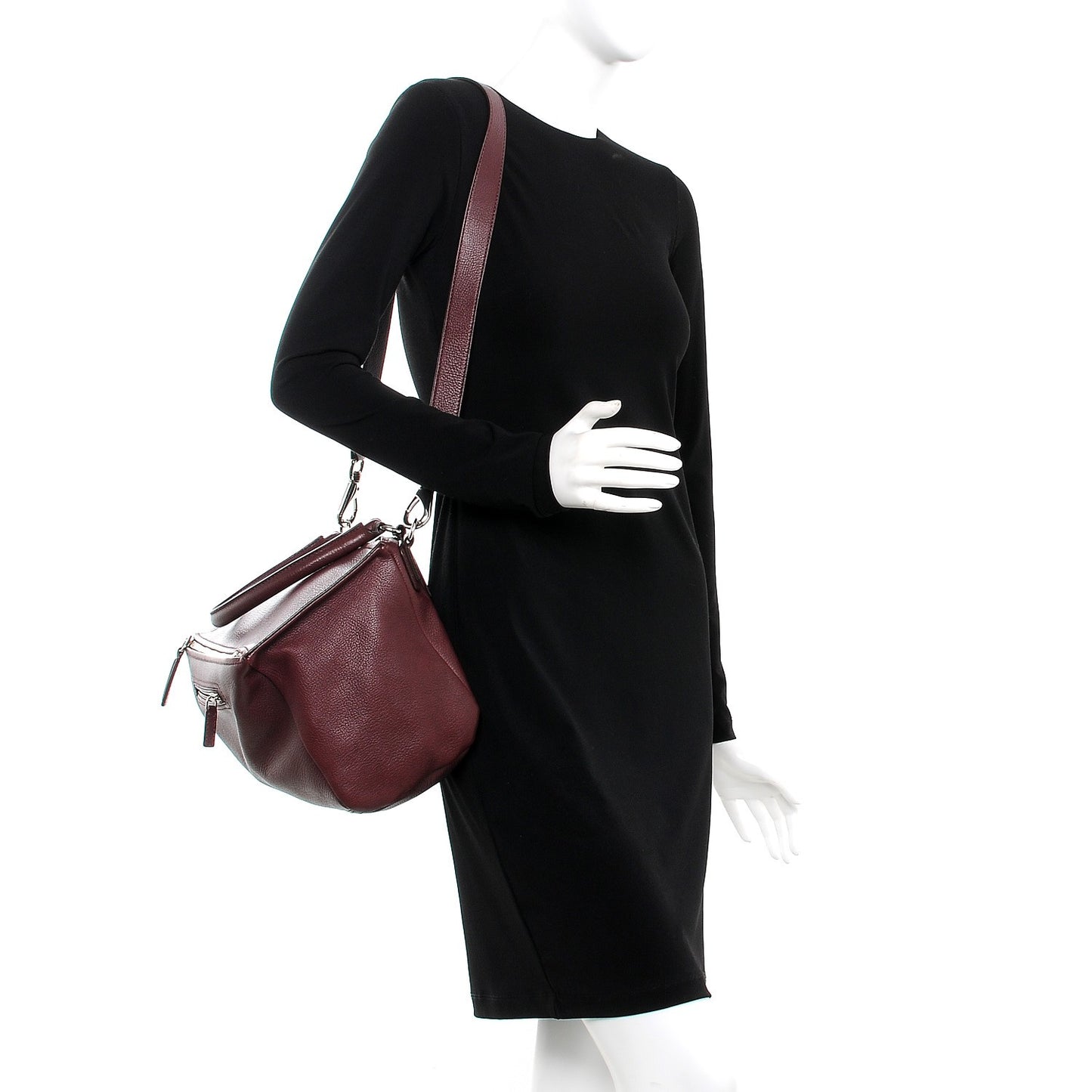 Sugar Goatskin Medium Pandora Oxblood