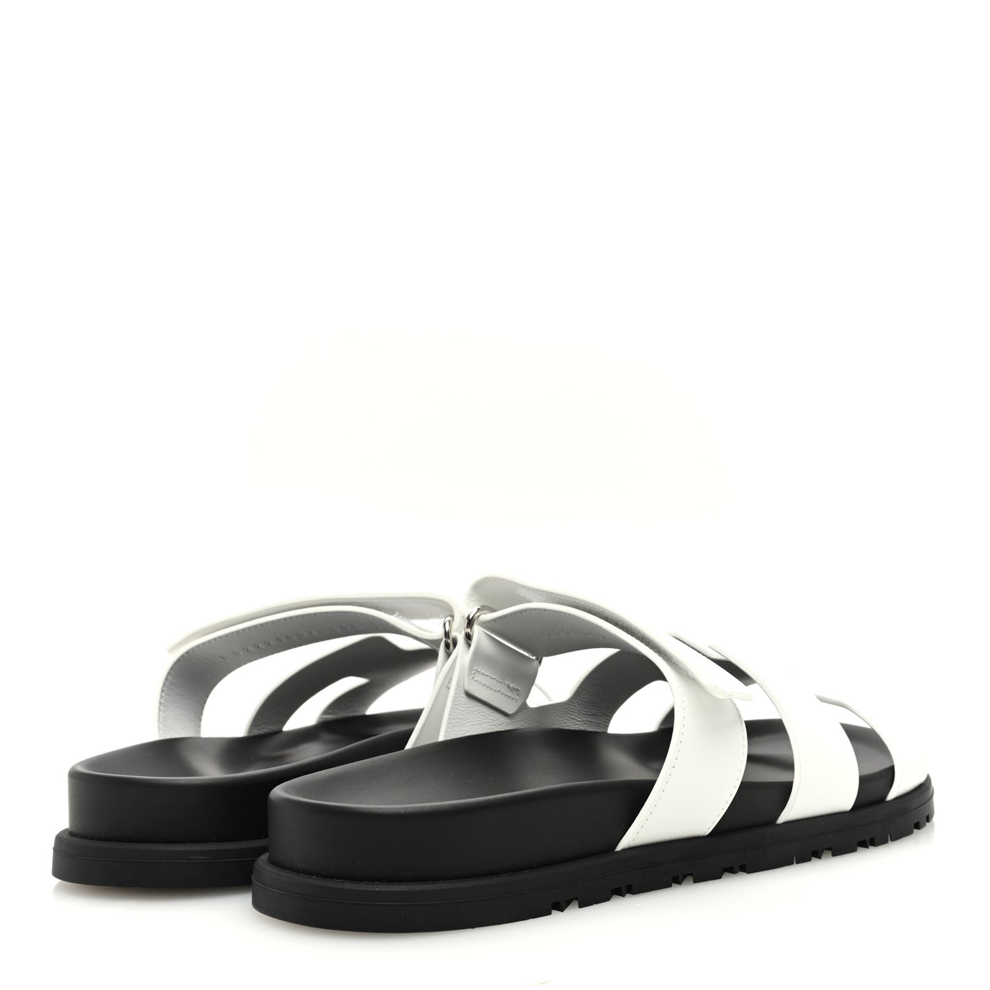 Calfskin Womens Chypre Sandals 39.5 White