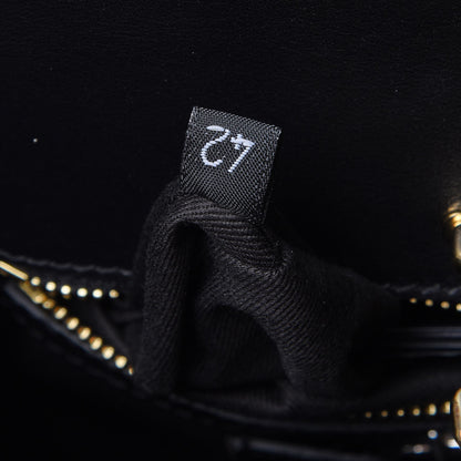 Dolce & Gabbana Dauphine Tulip Printed Medium Greta Satchel Black 7 of 8