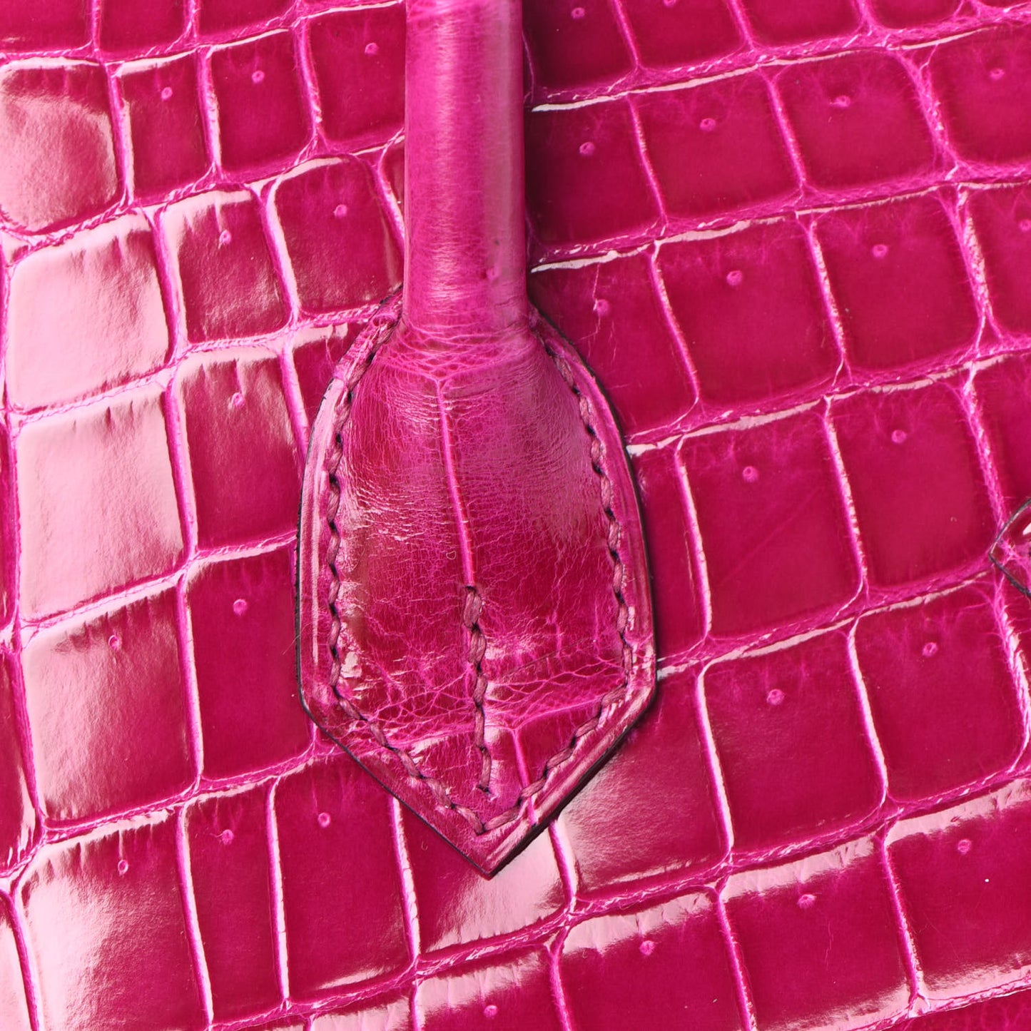 Shiny Niloticus Crocodile Birkin 25 Rose Scheherazade