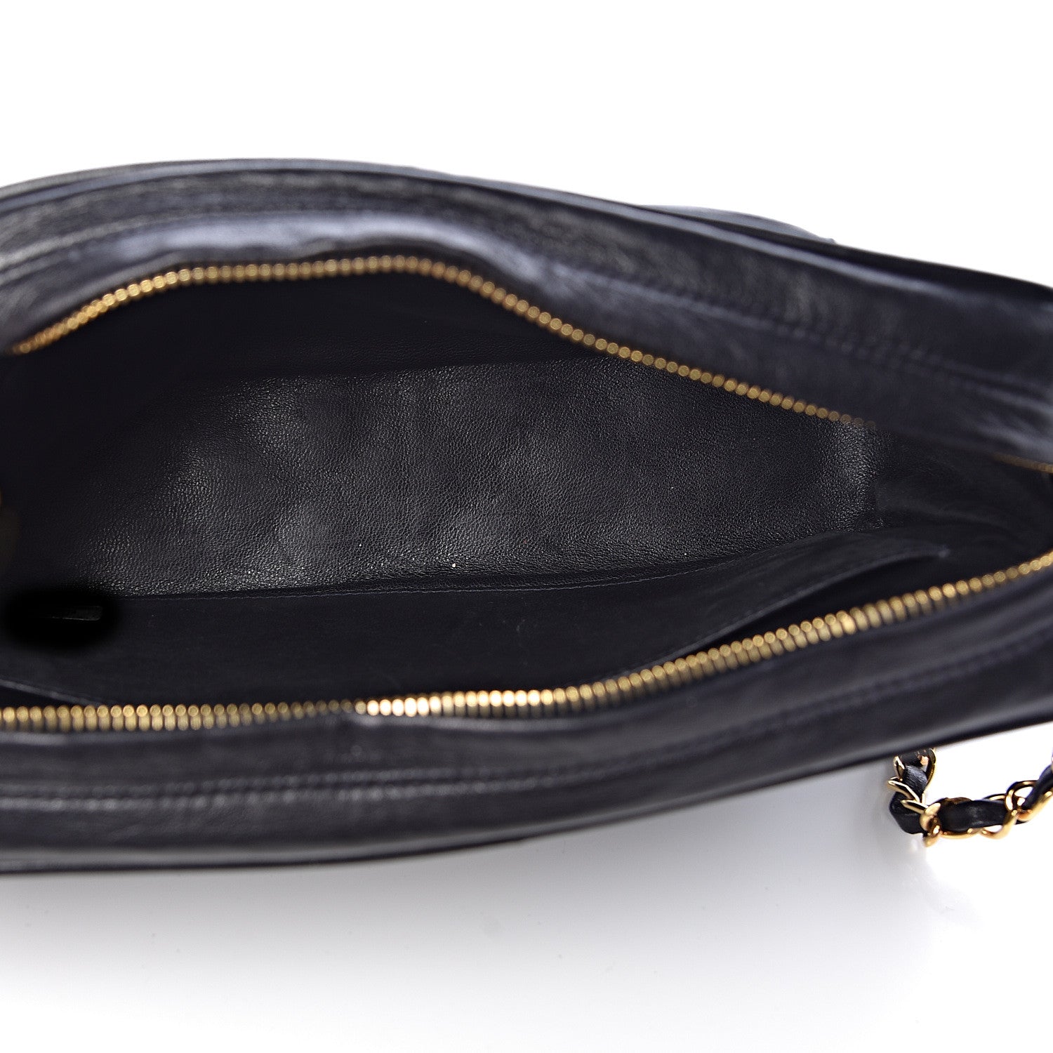 Chanel Lambskin Quilted Camera Case Black 5 of 10