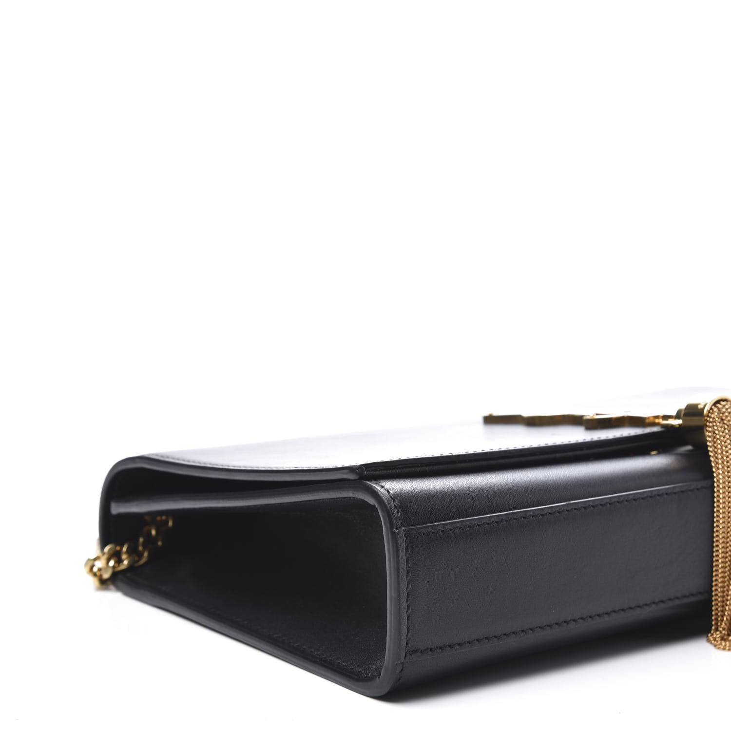 Saint Laurent Smooth Calfskin Medium Classic Monogram Kate Tassel Satchel Black 9 of 11