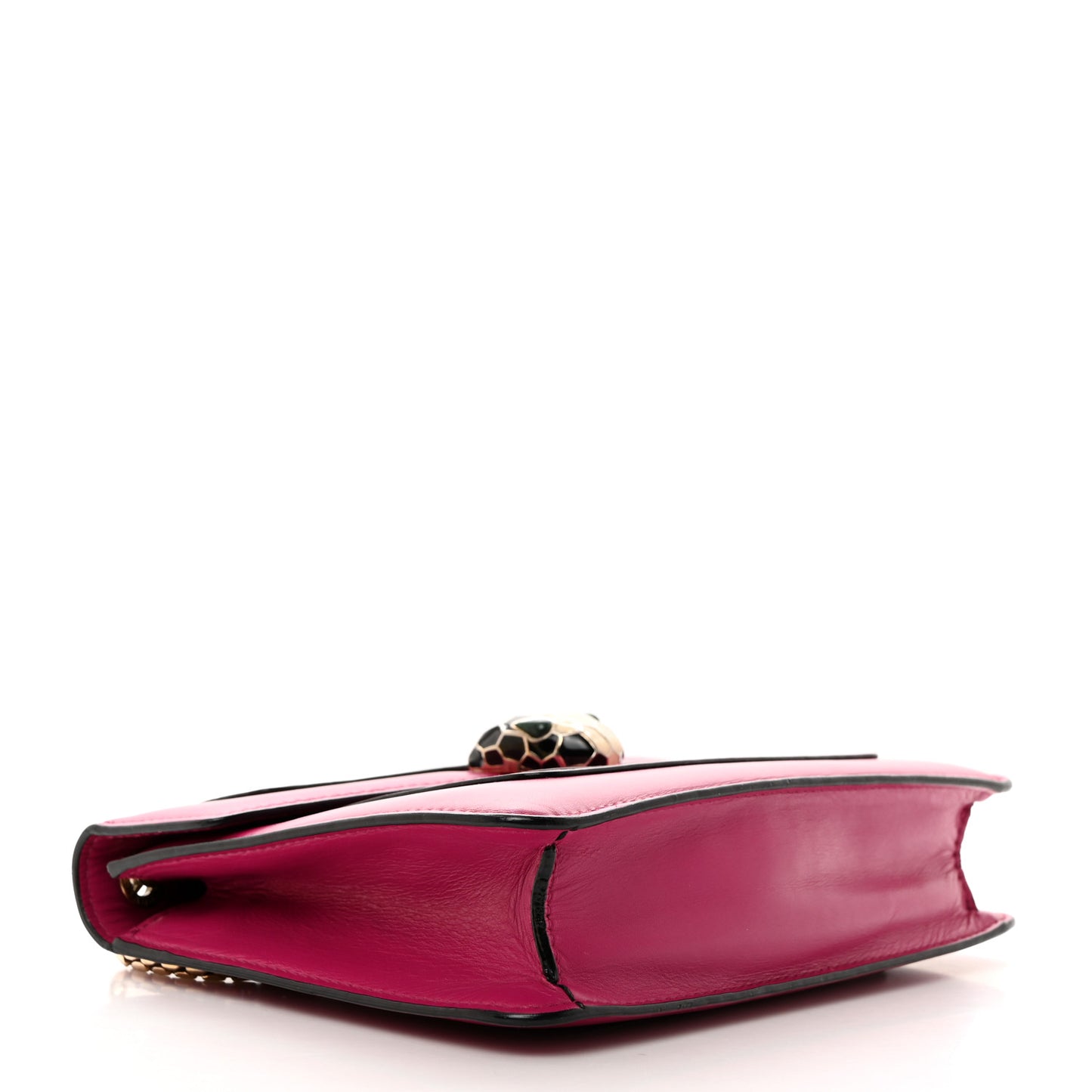 Calfskin Small Serpenti Forever Snake Strap Crossbody Bag Pink