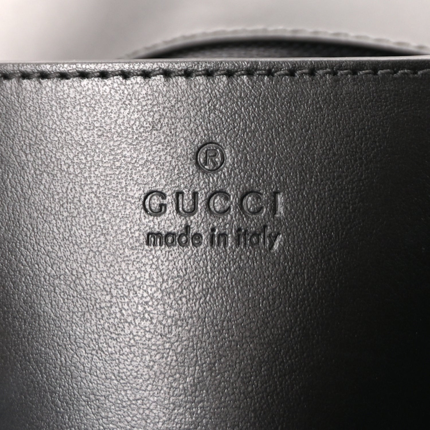 Gucci Calfskin Matelasse Monochrome Mini GG Marmont Shoulder Bag Black 5 of 8