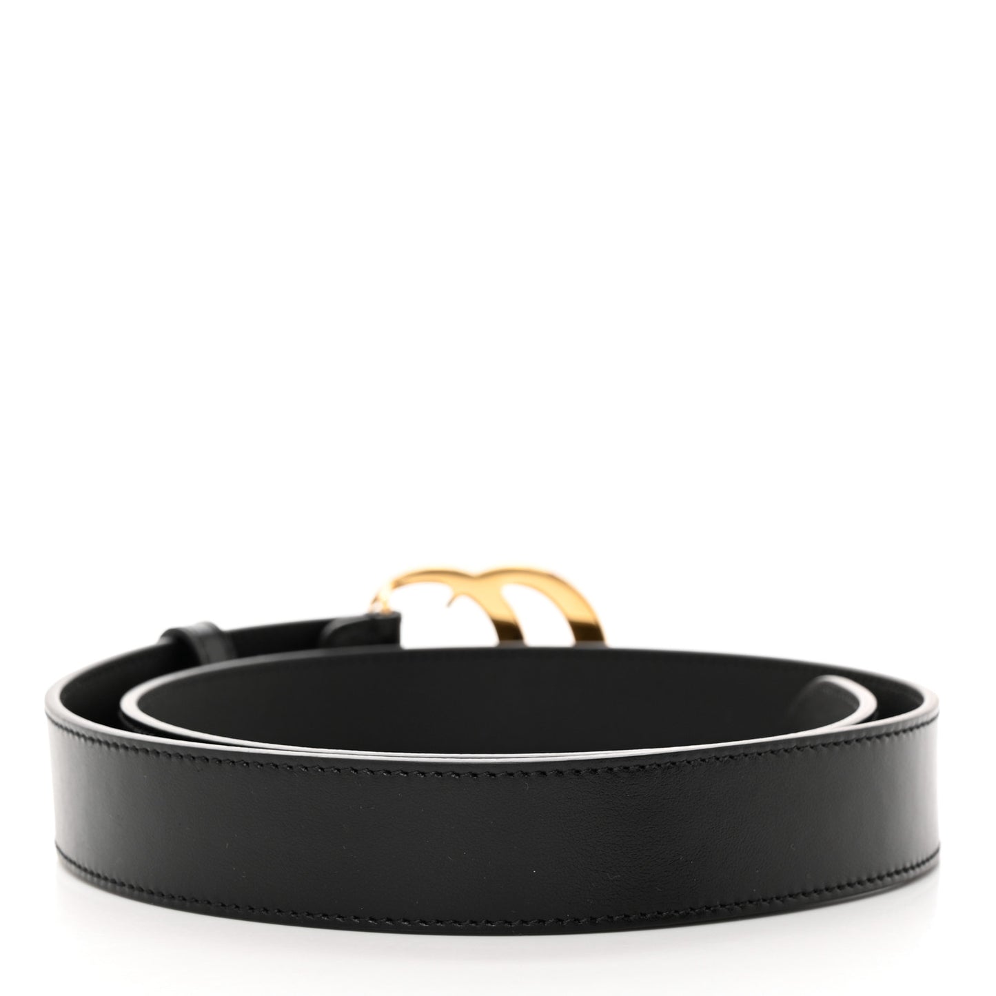 Plutone Calfskin Double G 30mm Belt 80 32 Black