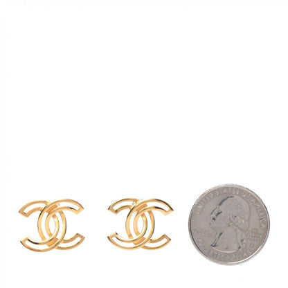 Chanel Metal Obazine CC Earrings Gold 2 of 5