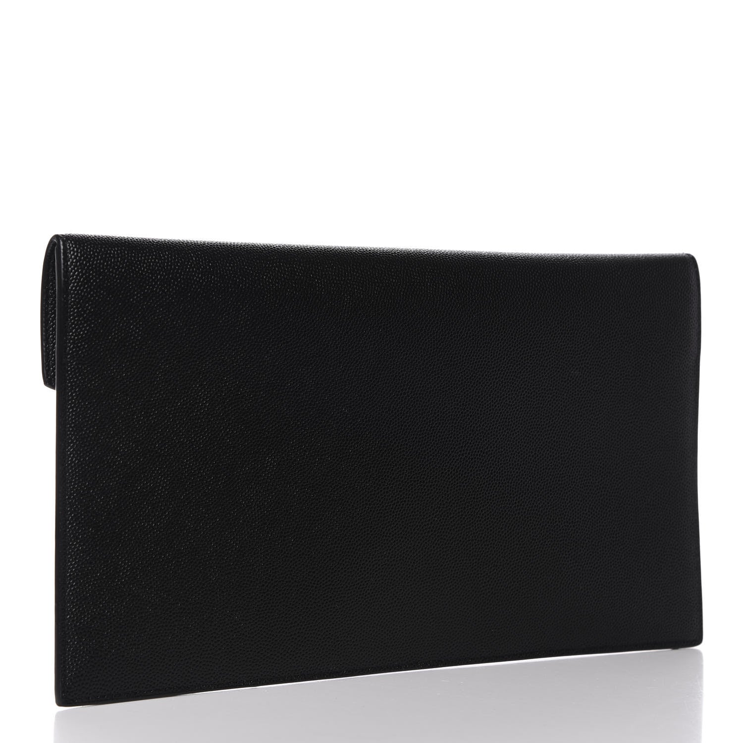 Saint Laurent Grain De Poudre Uptown Pouch Black 3 of 7