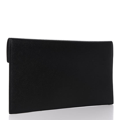 Saint Laurent Grain De Poudre Uptown Pouch Black 3 of 7