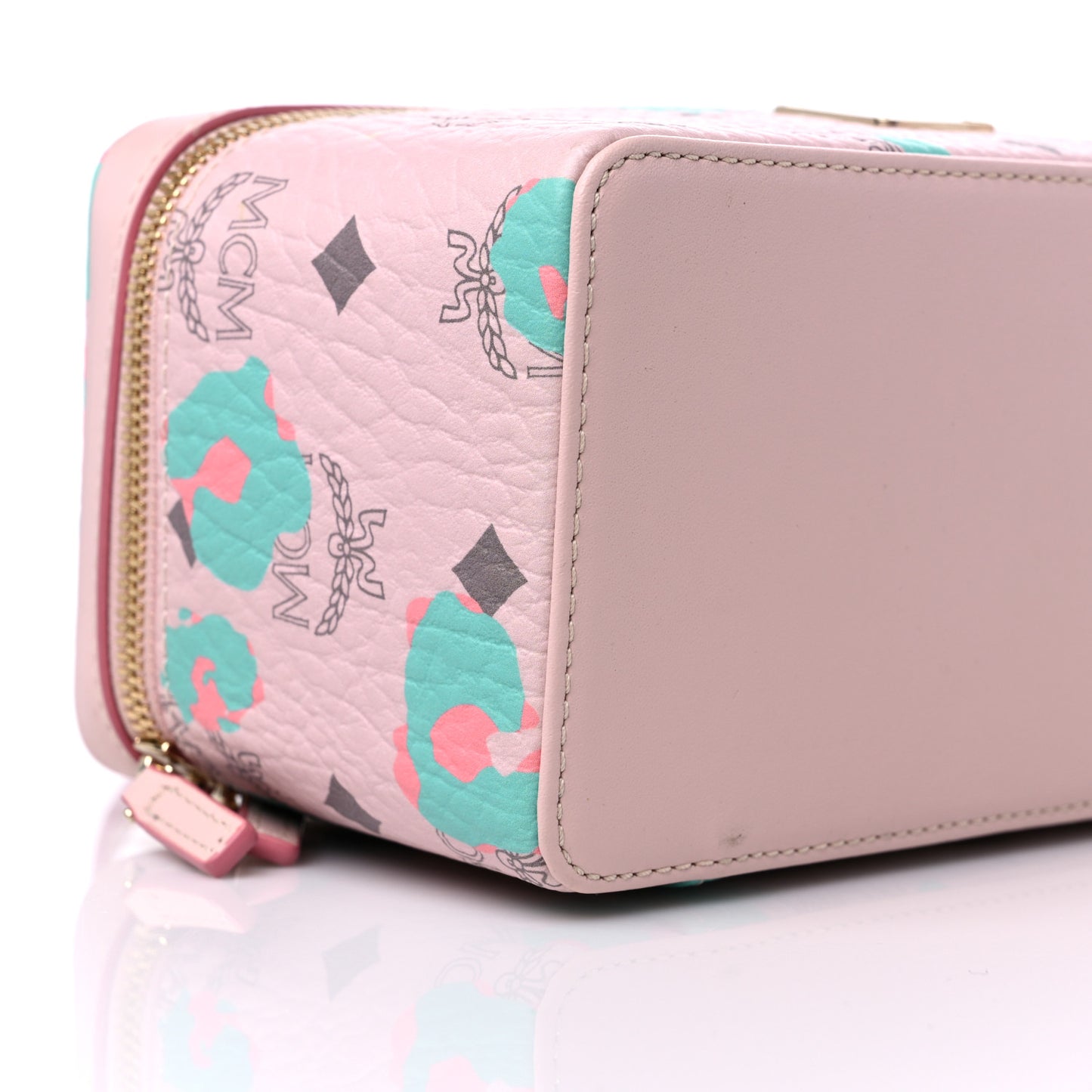 Visetos Floral Leopard Vanity Case Pink