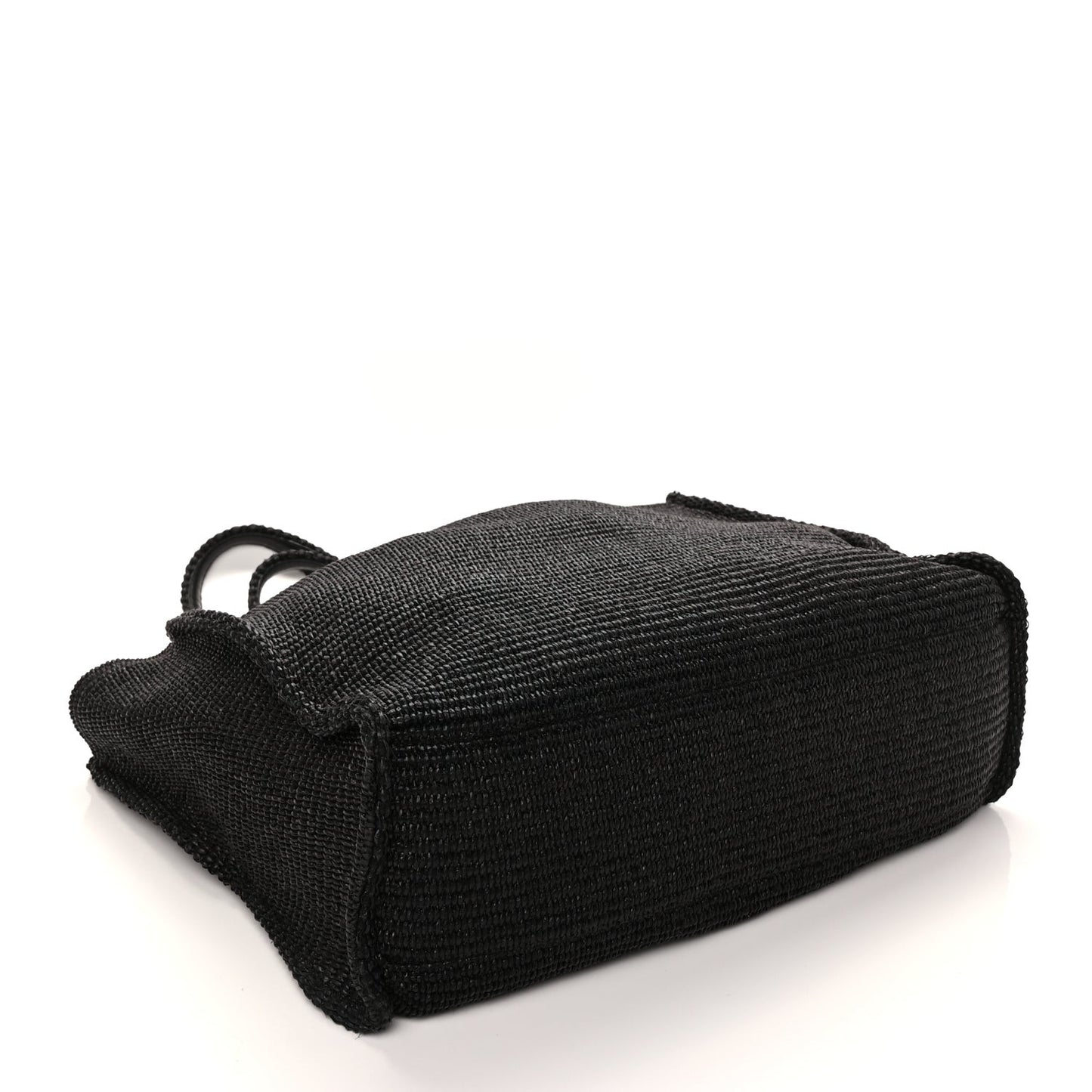 Raffia Medium G Tote Black
