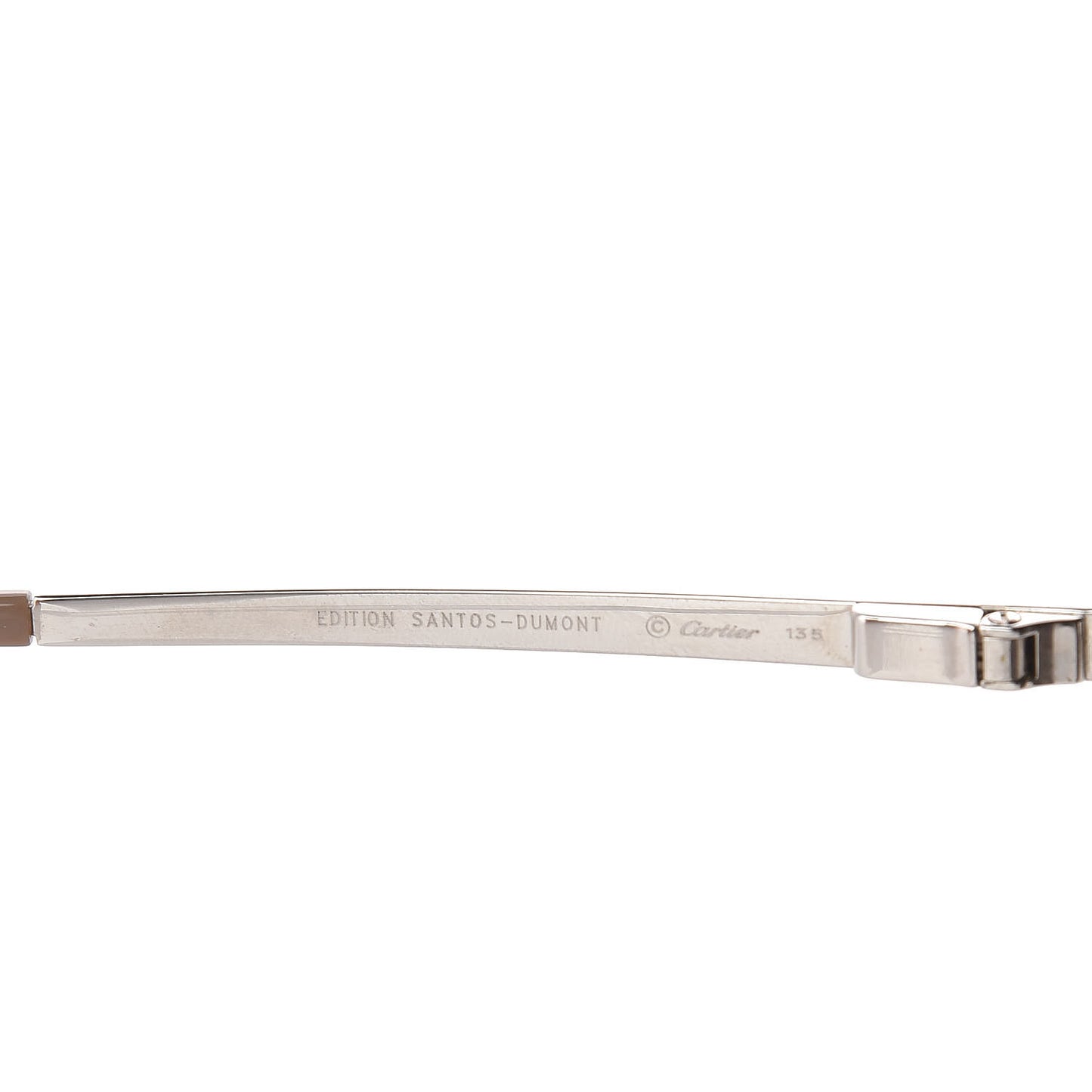 Santos Dumont Aviator Sunglasses Silver