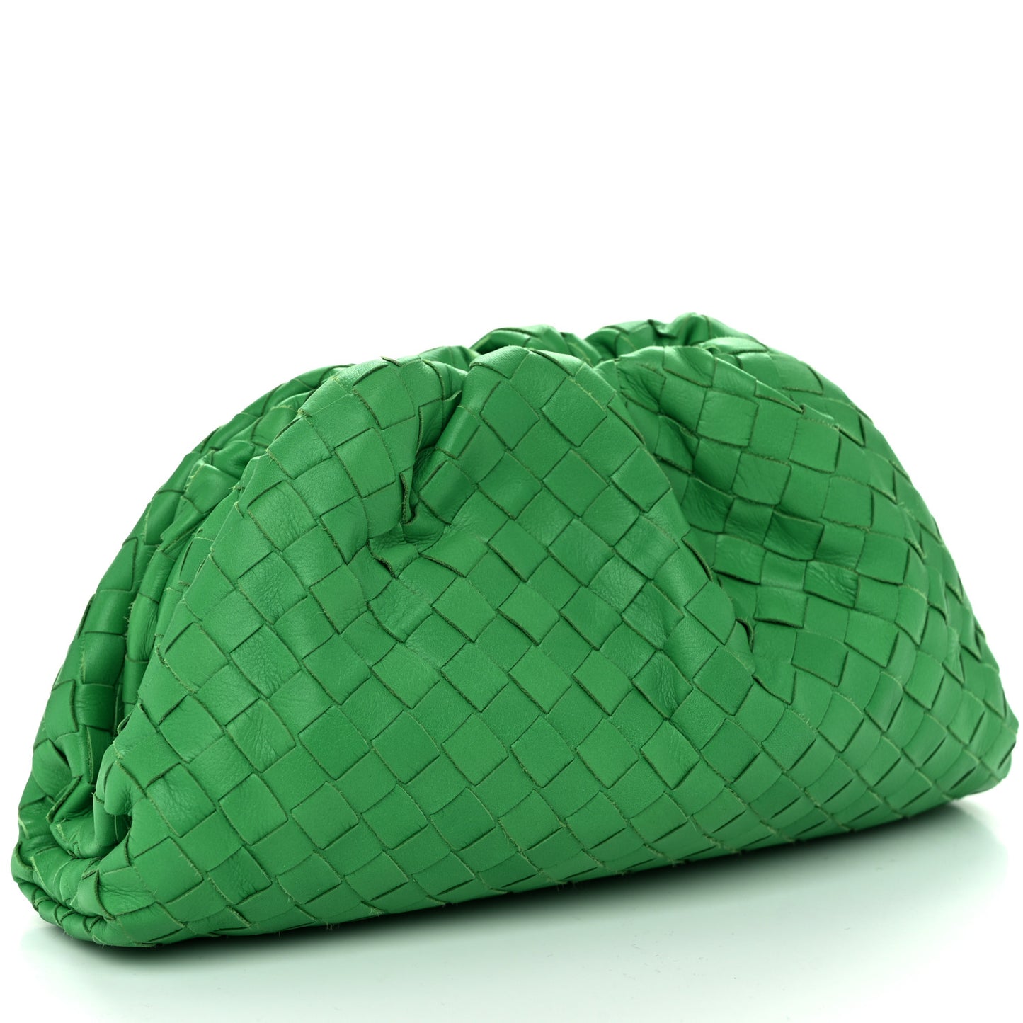 Nappa Intrecciato The Mini Pouch Clutch Parakeet