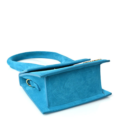 Jacquemus Suede Le Chiquito Moyen  Dark Turquoise 3 of 8