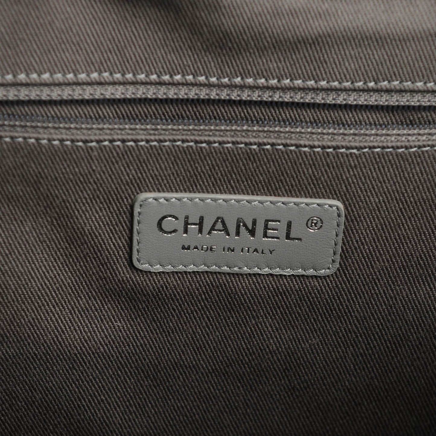 Canvas Large Graffiti Tote Grey