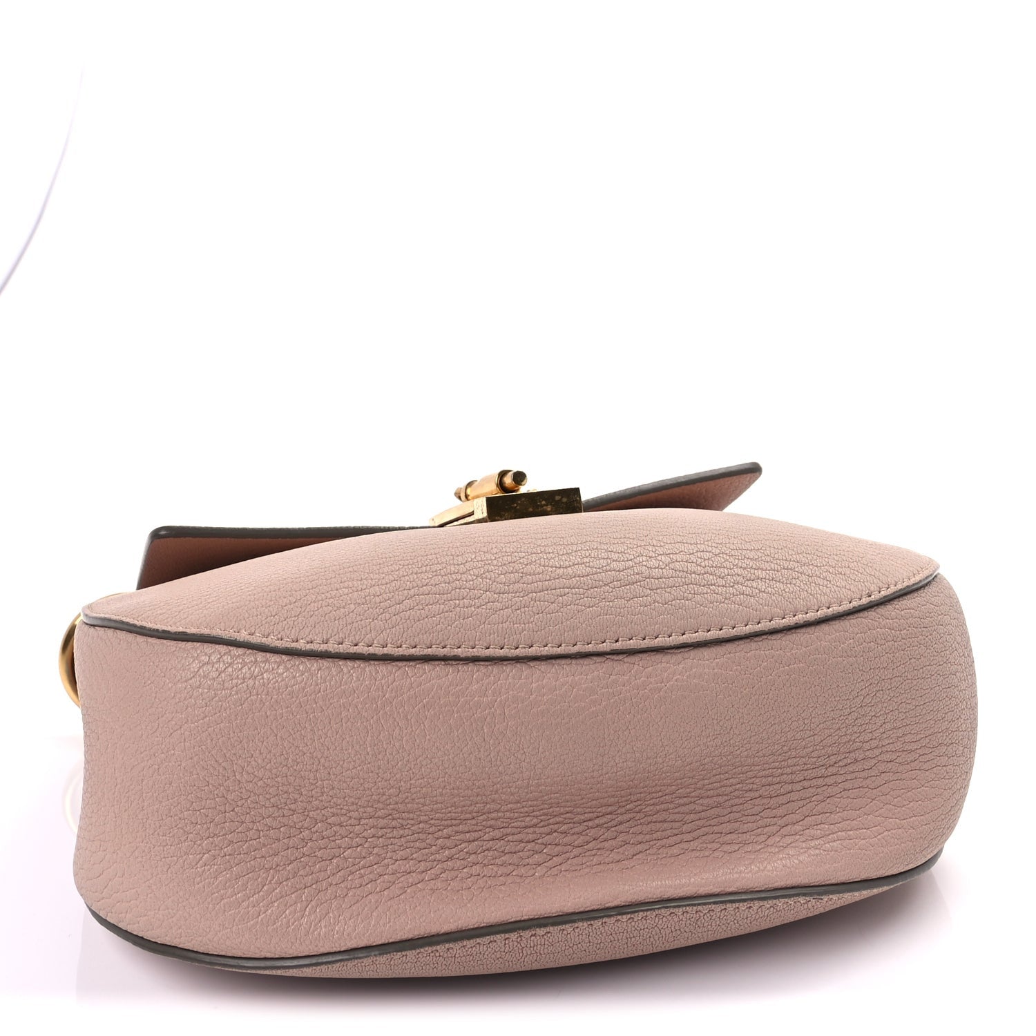 Chloe Grained Lambskin Medium Drew Shoulder Bag Cement Pink 3 of 8
