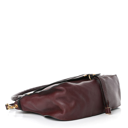Chloe Calfskin Medium Marcie Satchel Burnt Brown 4 of 5
