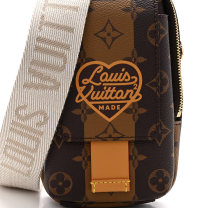 Louis Vuitton X NIGO Reverse Monogram Flat Double Phone Pouch 7 of 9