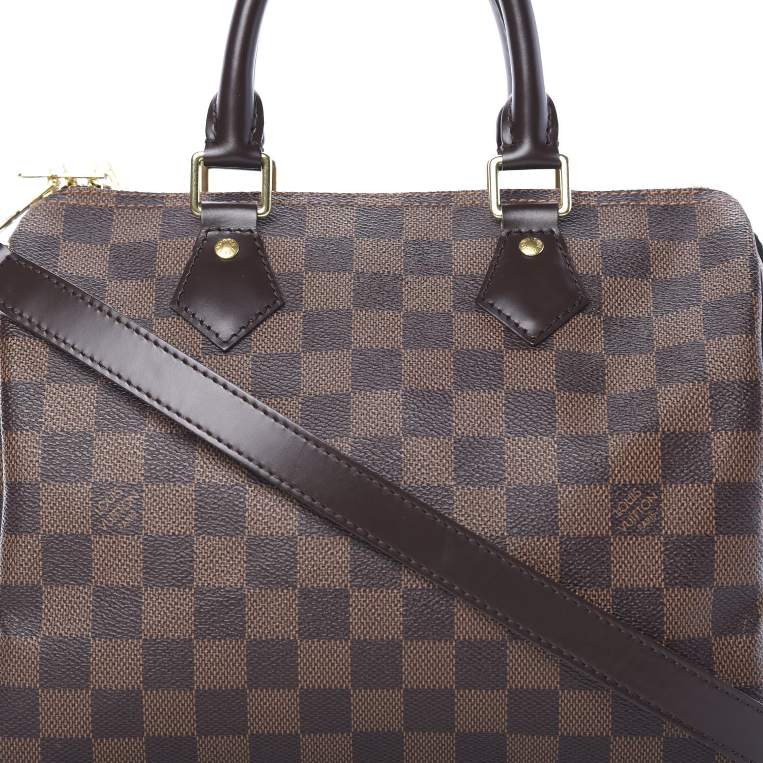 Louis Vuitton Damier Ebene Speedy Bandouliere 25 8 of 15
