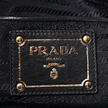 Prada Soft Calf Tote Black 4 of 6