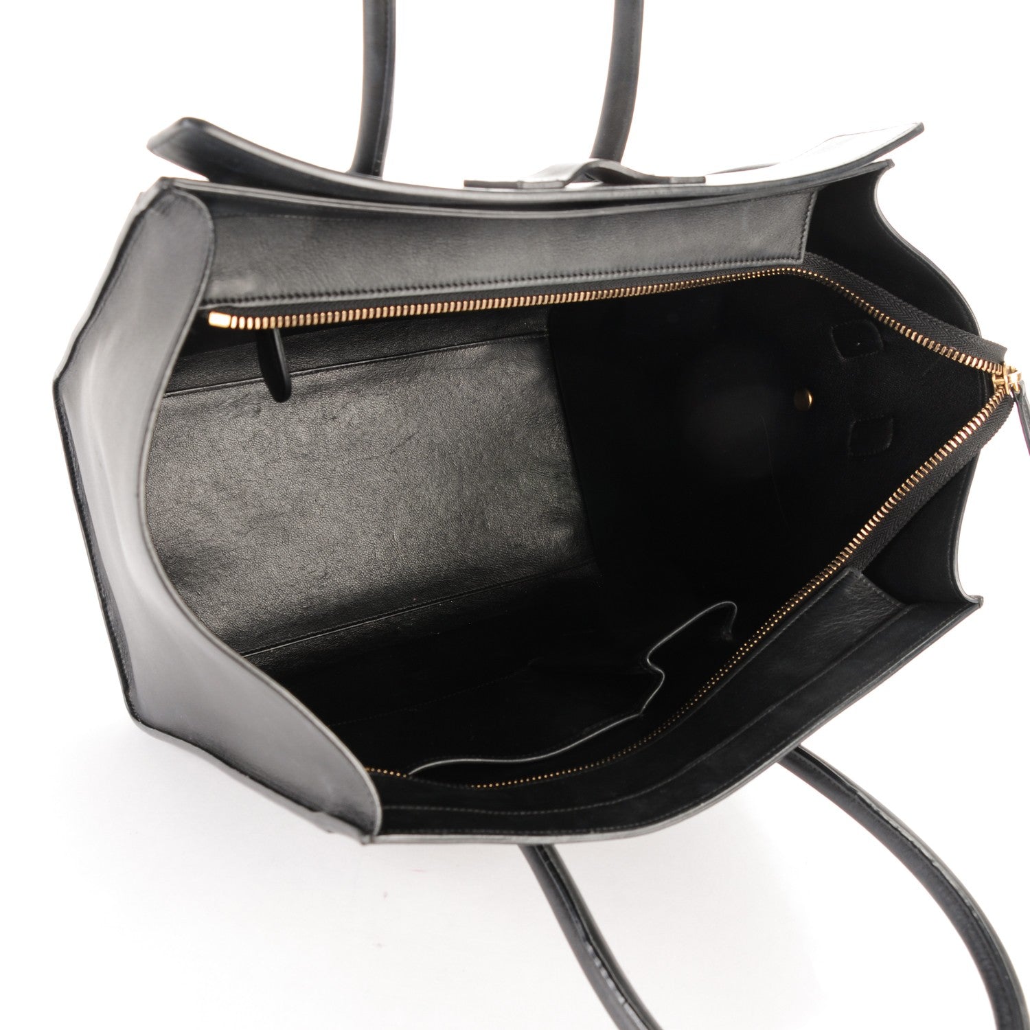 Celine Smooth Calfskin Mini Luggage Black 6 of 9