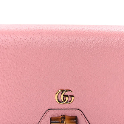 Gucci Textured Dollar Calfskin Mini Diana Chain Bag Wild Rose 6 of 8