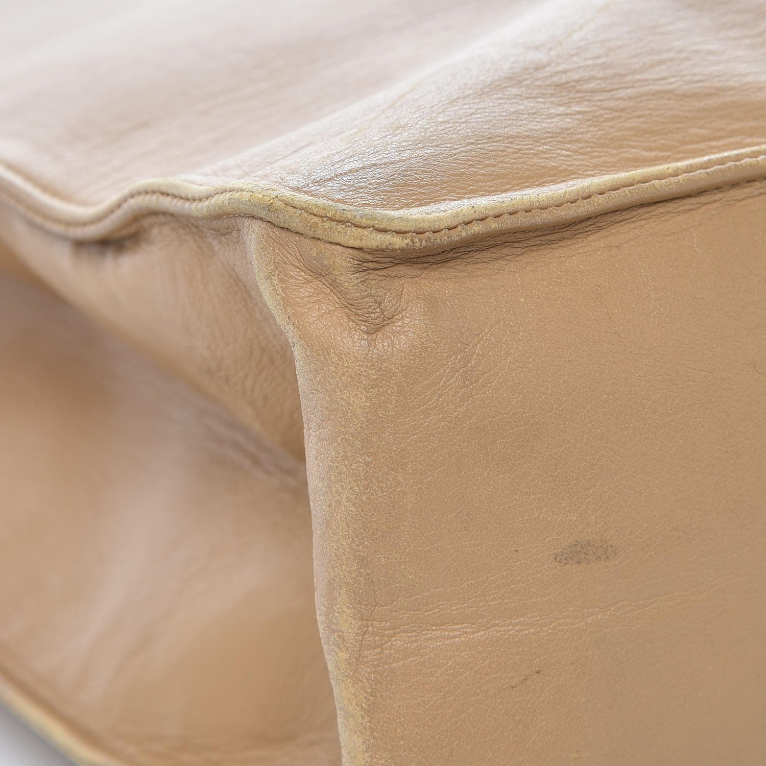 Chanel Lambskin Jumbo CC Shoulder Bag Beige 9 of 13