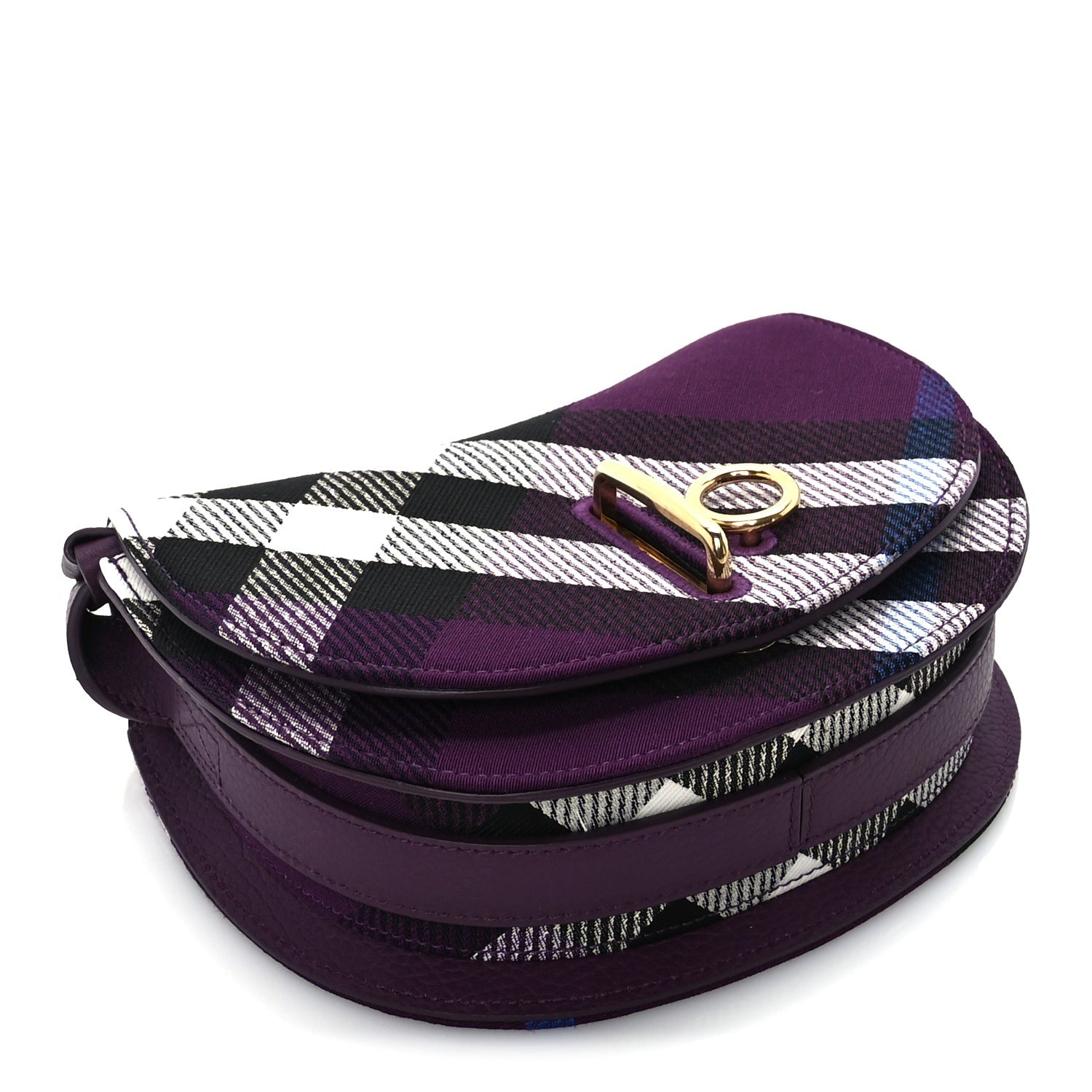 Burberry Jacquard Check Mini Rocking Horse Crossbody  Pansy 3 of 8