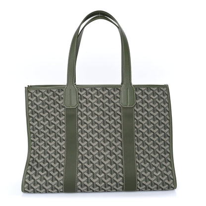 Goyard Jacquard Villette MM Tote  Khaki 1 of 7