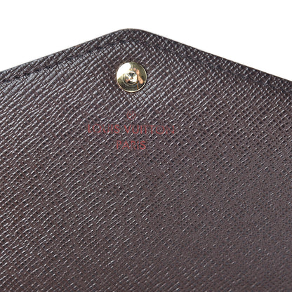 Louis Vuitton Damier Ebene Sarah Wallet NM 6 of 10