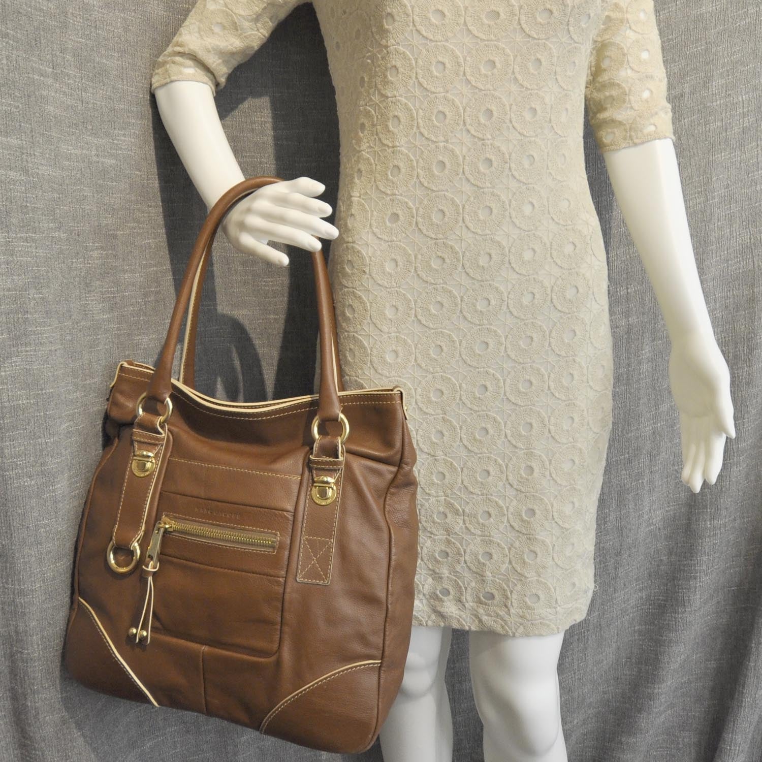 Marc Jacobs Leather Satchel Sesame Brown 4 of 9