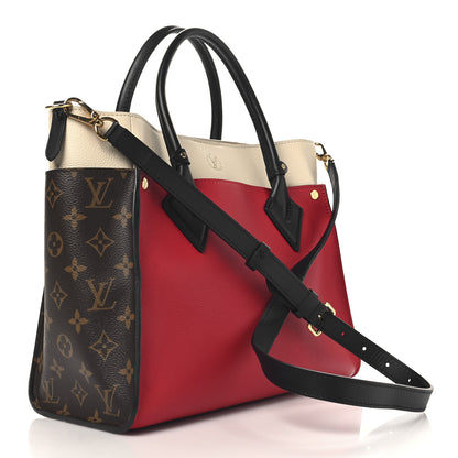 Louis Vuitton Calfskin Monogram On My Side Pirate Red 3 of 11