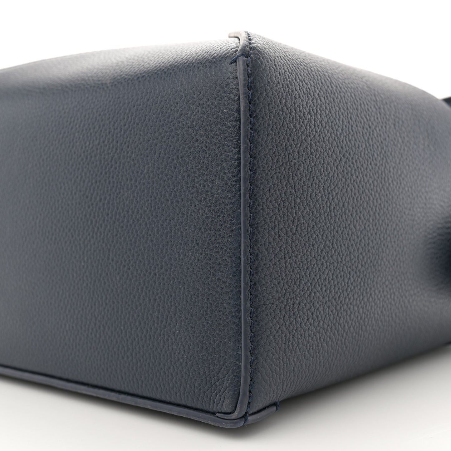 Soft Grained Calfskin Small Puzzle Edge Bag Deep Navy