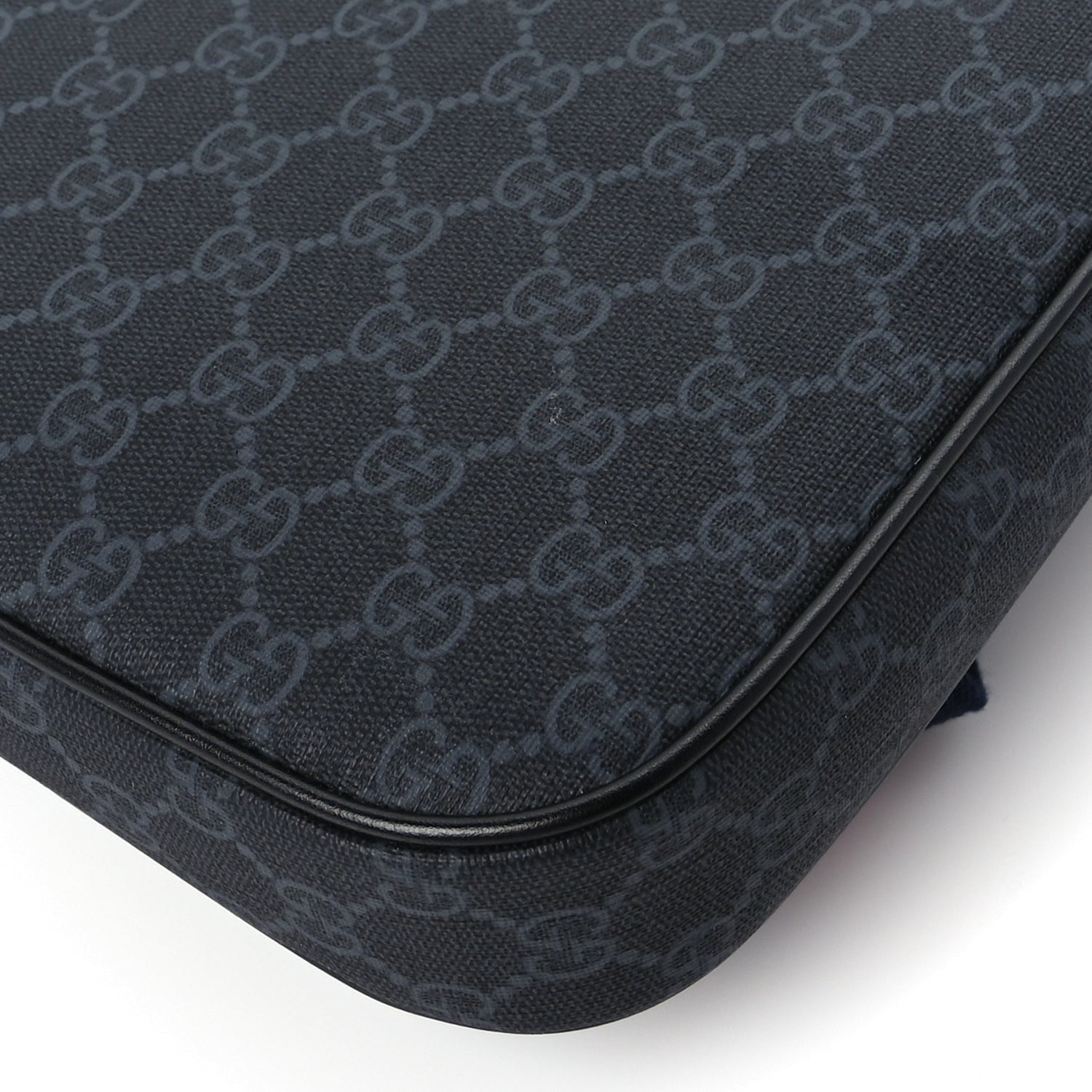 Gucci GG Supreme Monogram Web Messenger Bag  Black/Grey 8 of 8