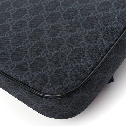 Gucci GG Supreme Monogram Web Messenger Bag  Black/Grey 8 of 8