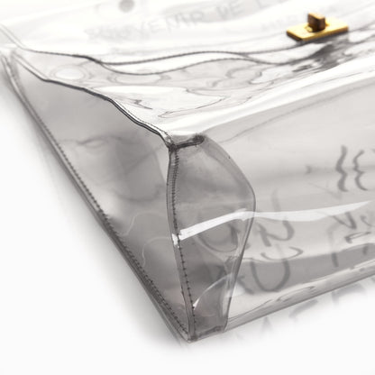 Hermes Vinyl Souvenir De L'Exposition Kelly Transparent 6 of 9