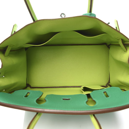 Hermes Chevre Mysore Horseshoe Birkin 30 Menthe Kiwi 5 of 15