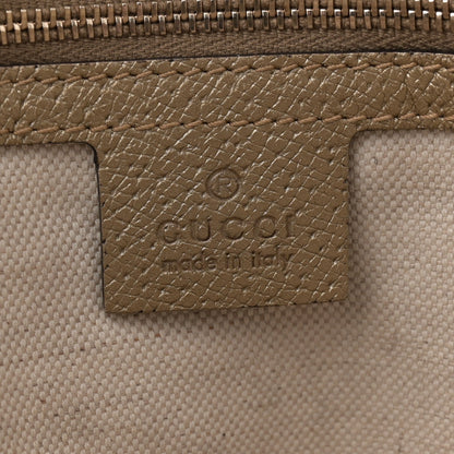 Gucci Monogram Medium Bree Zippered Tote Beige Golden Beige 6 of 7