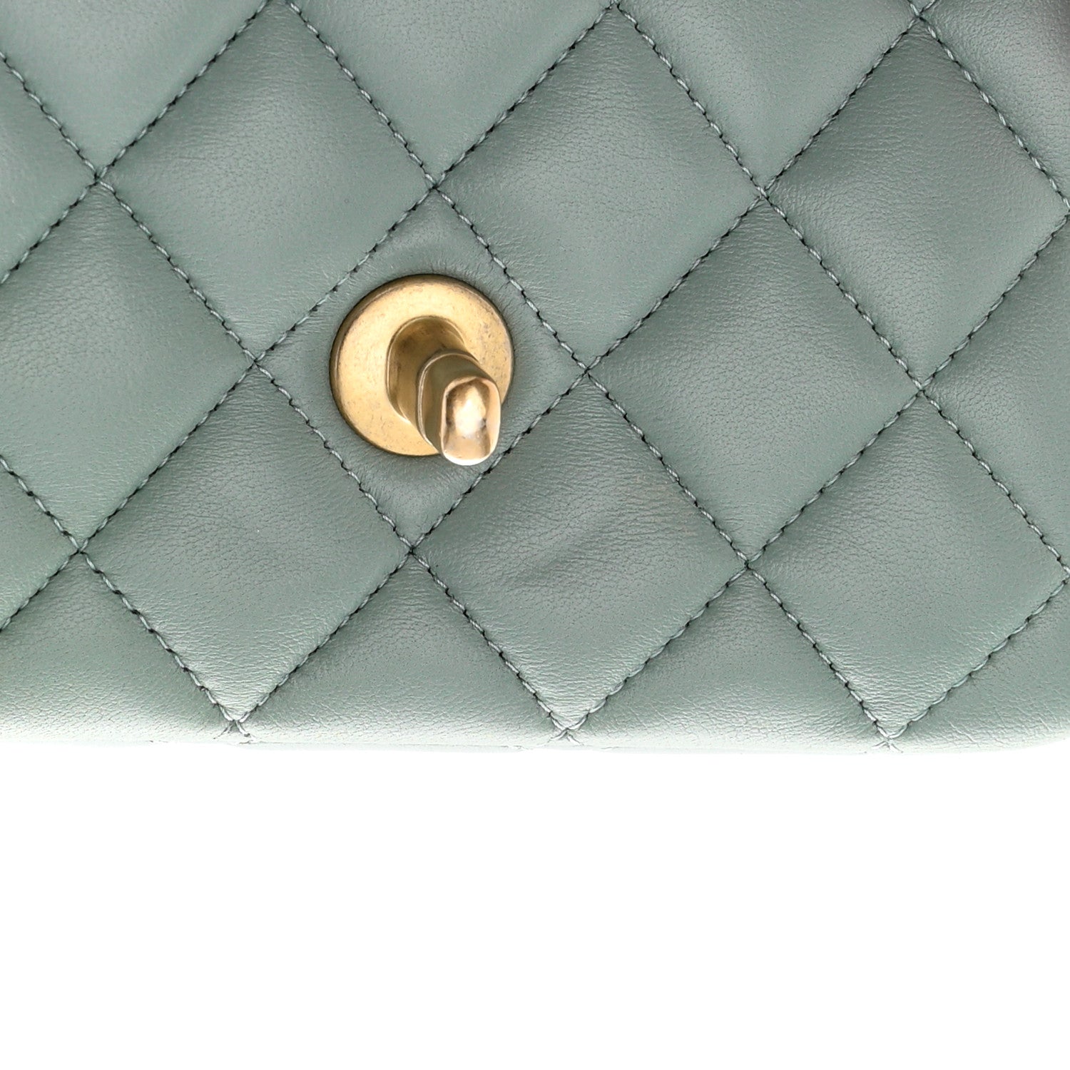 Chanel Lambskin Quilted Casino Chips Mini Square Flap Grey 12 of 13