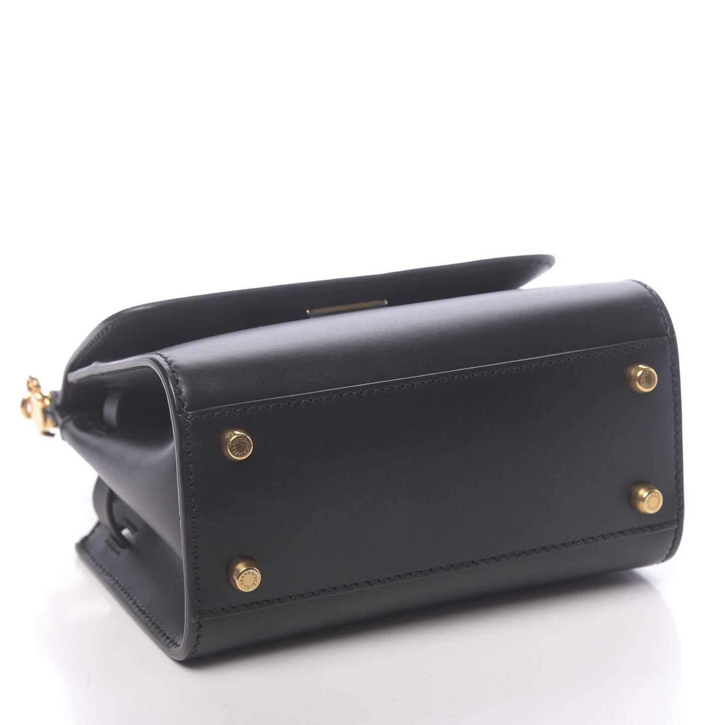 Calfskin Mini Sicily 58 Bag Black