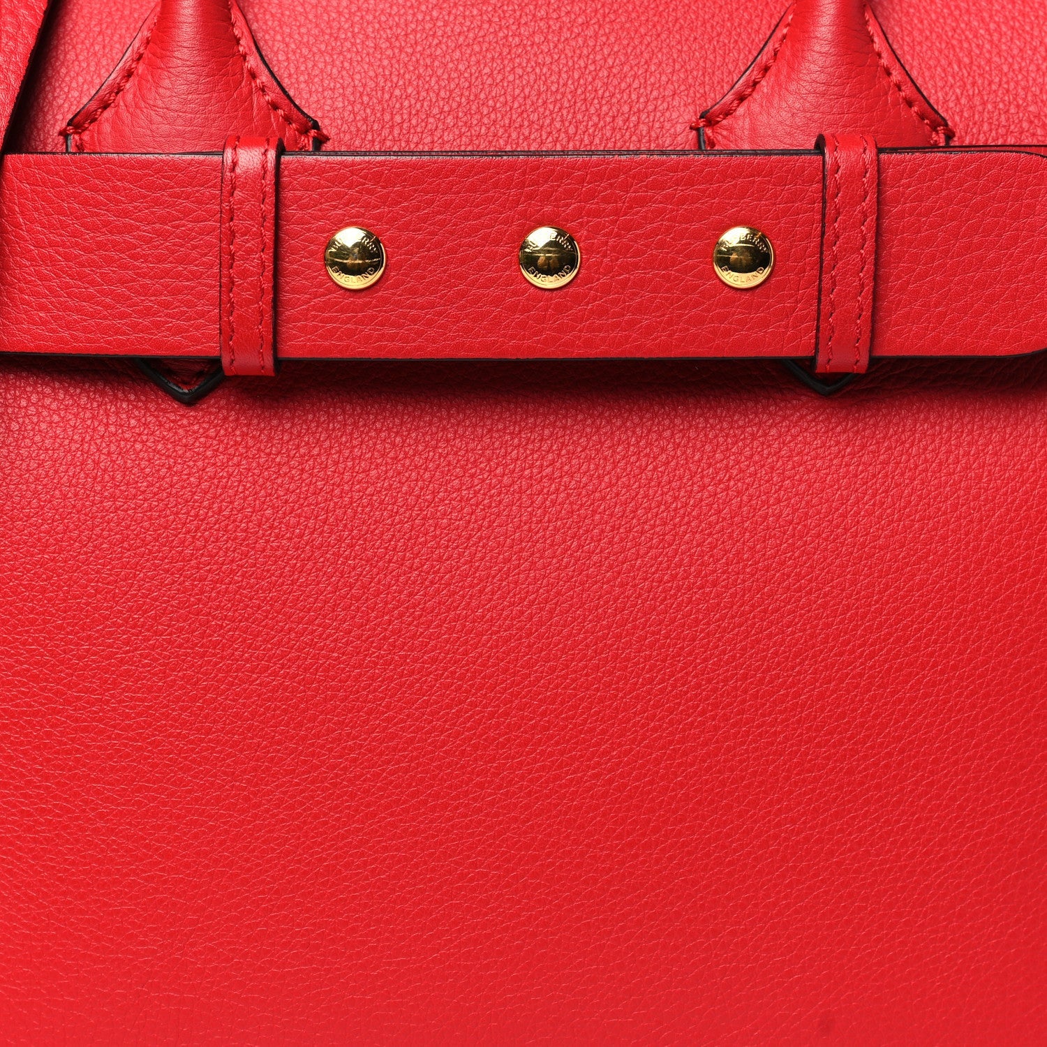 Burberry Soft Grain Calfskin Small Belt Bag Marais Bright Military Red 7 of 7