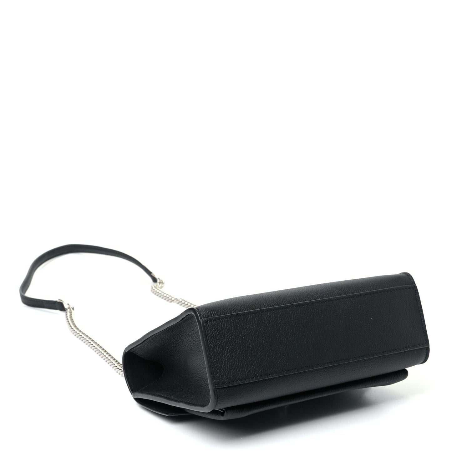 Soft Calfskin My Lockme Chain Bag BB Black