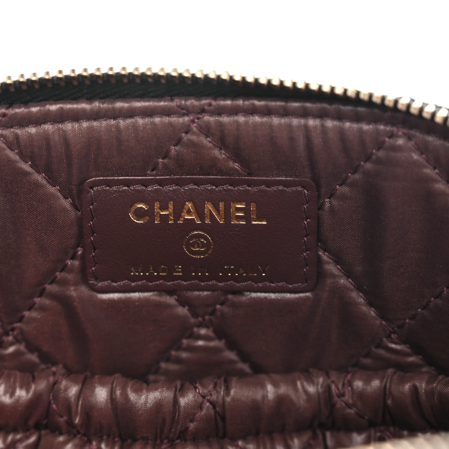 Chanel Caviar Quilted Cosmetic Case Black 6 of 9