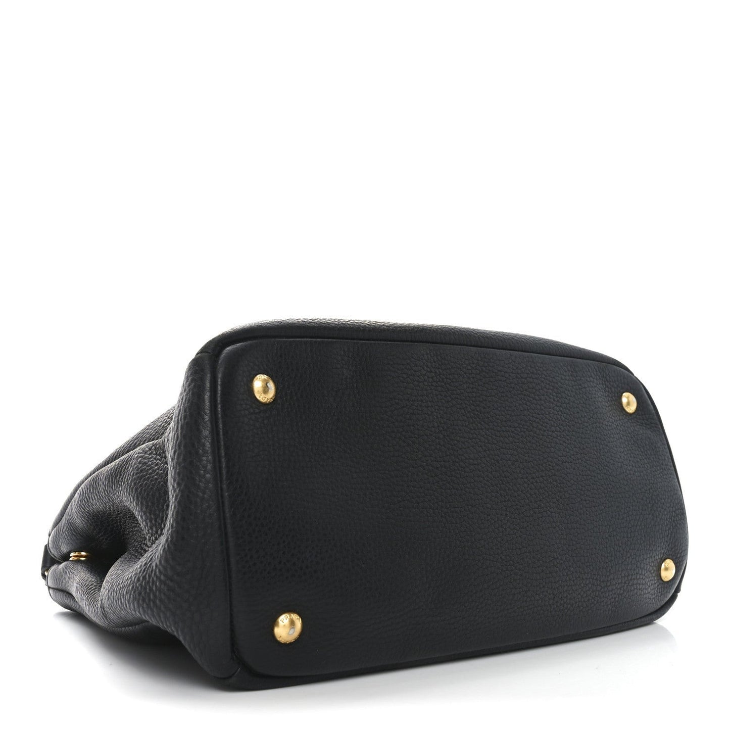 Vitello Daino Tote Black