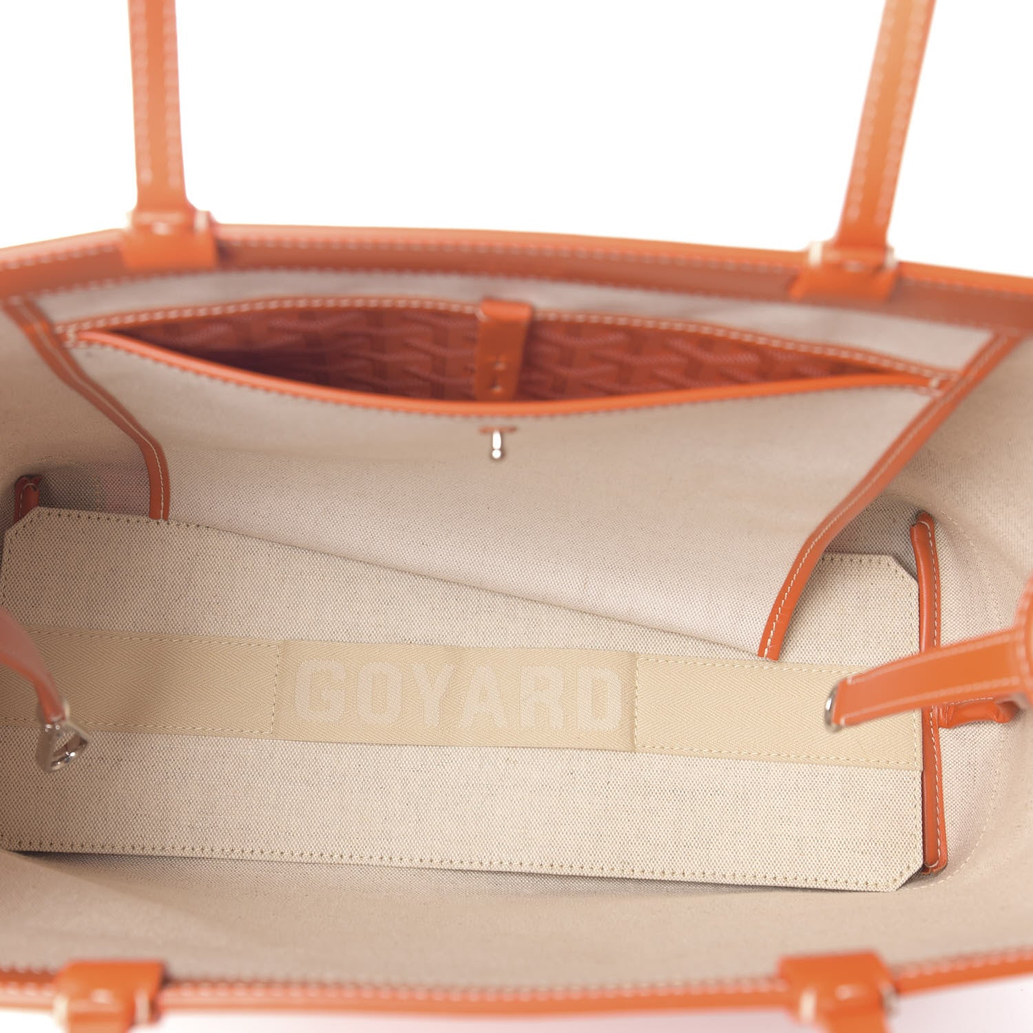 Goyard Goyardine Bellechasse PM Orange 5 of 8