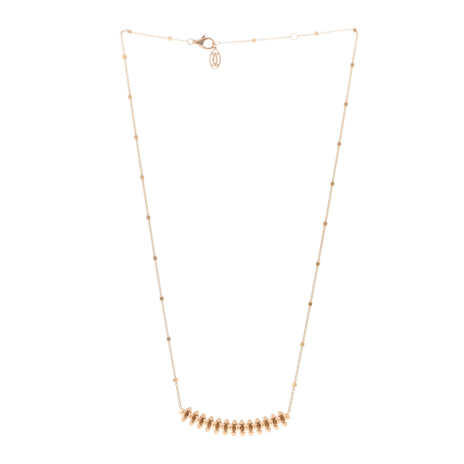 Cartier 18K Pink Gold Small Clash de Cartier Necklace 3 of 4